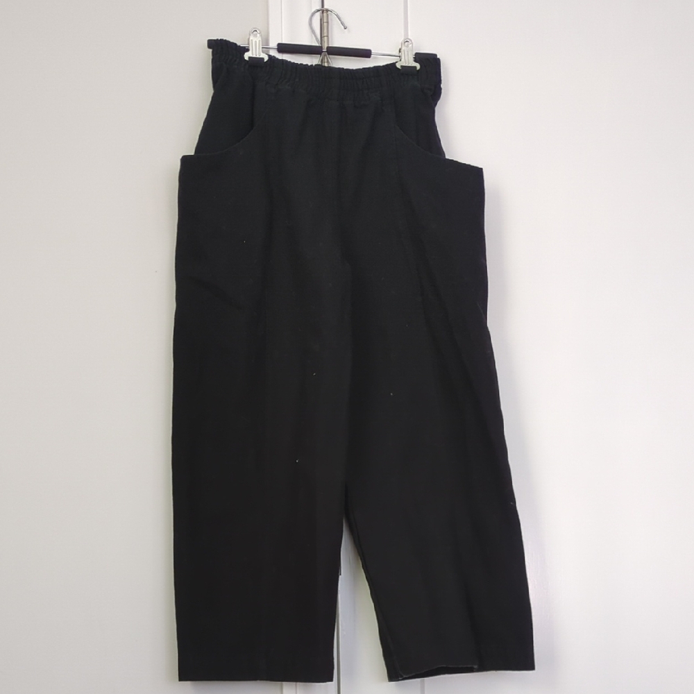 Elizabeth Suzann Black Canvas Clyde Culottes